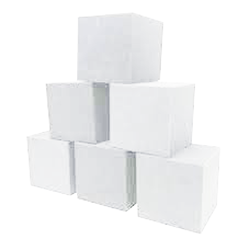 white foam block